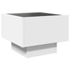 Valkoinen sohvapöytä infinity led-valoilla Sefora 40x40x30cm