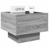 Harmaa sohvapöytä infinity led-valoilla Sefora 40x40x30cm (sonoma)
