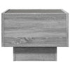 Harmaa sohvapöytä infinity led-valoilla Sefora 40x40x30cm (sonoma)