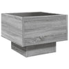 Harmaa sohvapöytä infinity led-valoilla Sefora 40x40x30cm (sonoma)