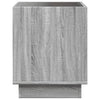 Grauer Couchtisch Infinity mit LED-Beleuchtung Rodian 40x40x50cm (Sonoma)