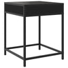Schwarzer Couchtisch Infinity mit LED-Beleuchtung Filon 40x40x51cm