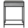 Grauer Couchtisch Infinity LED-Beleuchtung Filon 40x40x51cm (Sonoma)
