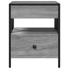 Harmaa sohvapöytä infinity led-valoilla Cozia 40x40x51cm (sonoma)