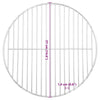 Edelstahl-Grillrost Zagoni Ø37cm (304)