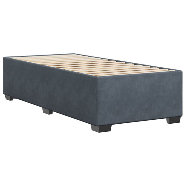Dunkelgrauer Bettrahmen Pl 90x190cm (Samt)