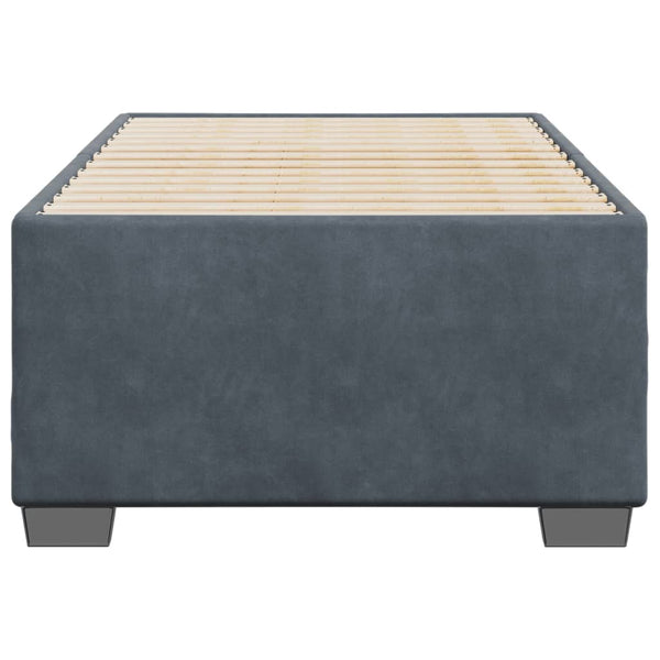 Dunkelgrauer Bettrahmen Pl 90x190cm (Samt)