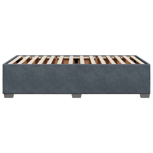 Dunkelgrauer Bettrahmen Pl 90x190cm (Samt)