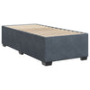 Dunkelgrauer Bettrahmen Pl 90x190cm (Samt)