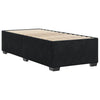 Schwarzes Bettgestell Pl 90x190cm (Samt)