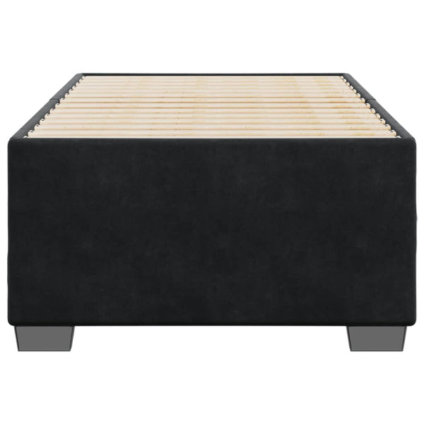 Schwarzes Bettgestell Pl 90x190cm (Samt)