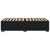 Schwarzes Bettgestell Pl 90x190cm (Samt)