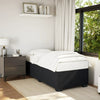 Schwarzes Bettgestell Pl 90x190cm (Samt)