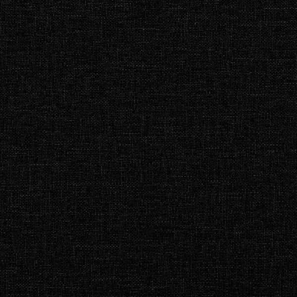 Schwarzes Bettgestell ohne Matratze Vasilca Single (Stoff)
