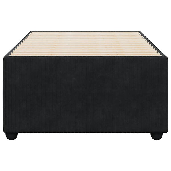 Musta sängynrunko ilman patjaa Enver (yhden sametti)