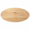 Tischplatte Cosetta 80x40x2cm (Massivholz Eiche oval)