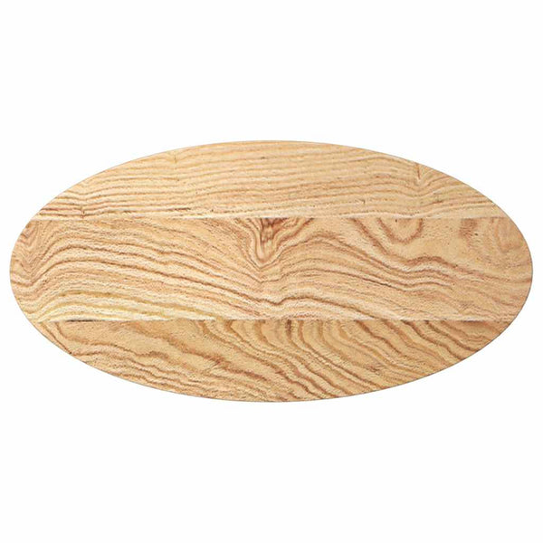 Tischplatte Cosetta 80x40x2cm (Massivholz Eiche oval)