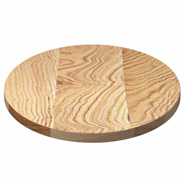 Tischplatte Cosetta 80x40x2cm (Massivholz Eiche oval)