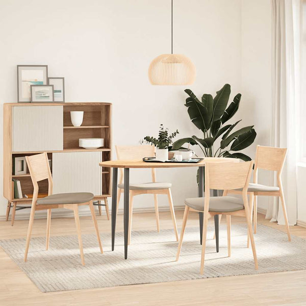 Tischplatte Cosetta 120x60x2cm (Massivholz Eiche oval)