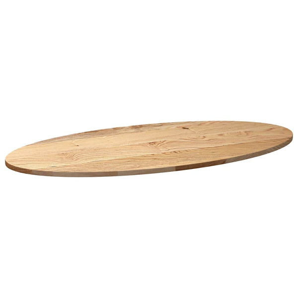 Tischplatte Cosetta 120x60x2cm (Massivholz Eiche oval)