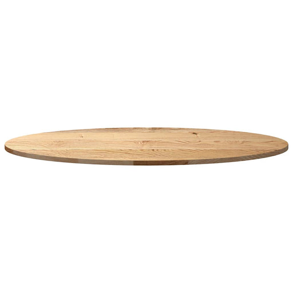 Tischplatte Cosetta 120x60x2cm (Massivholz Eiche oval)