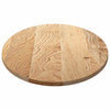 Tischplatte Cosetta 120x60x2cm (Massivholz Eiche oval)
