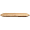 Tischplatte Veres 80x40x2cm (massive Eiche, oval)