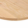 Tischplatte Veres 80x40x2cm (massive Eiche, oval)