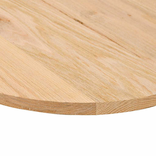 Tischplatte Veres 80x40x2cm (massive Eiche, oval)