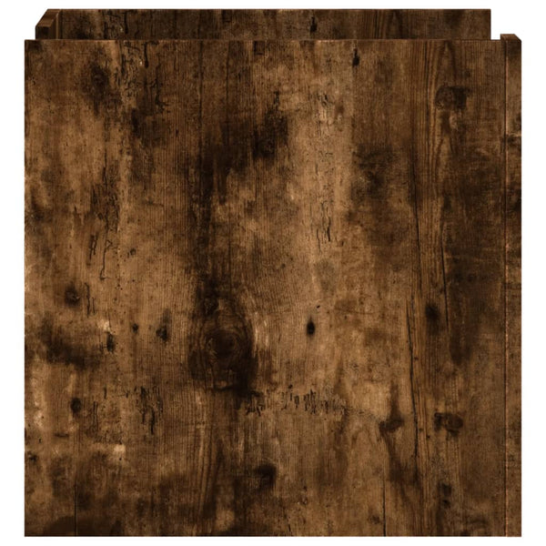 Nachttisch Mihaila 45x50x50cm geräucherte Eiche (Holz)