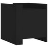 Nachttisch Falon Schwarz 45x50x50cm (Holz)