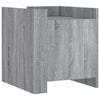 Grauer Nachttisch Falon 45x50x50cm (Holz)