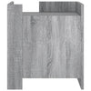 Grauer Nachttisch Falon 45x50x50cm (Holz)