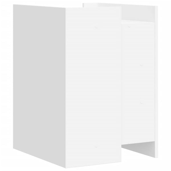Weißer Nachttisch Latitia 45x50x65cm (Holz)