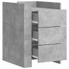 Nachttisch Latitia betongrau 45x50x65cm (Holz)