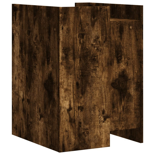 Nachttisch Latitia, Räuchereiche, 45x50x65cm (Holz)
