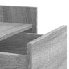 Nachttisch Latitia grau 45x50x65cm (Holz)