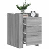 Nachttisch Latitia grau 45x50x65cm (Holz)