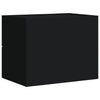 Schwarzer Wandnachttisch Lombada 45x30x35cm