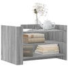 Grauer Couchtisch Marilynn 80x50x50cm (Holz)