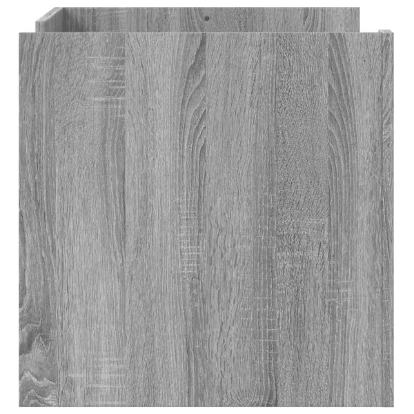 Grauer Couchtisch Marilynn 80x50x50cm (Holz)