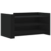 Schwarzer Couchtisch Marilynn 100x50x50cm (Holz)