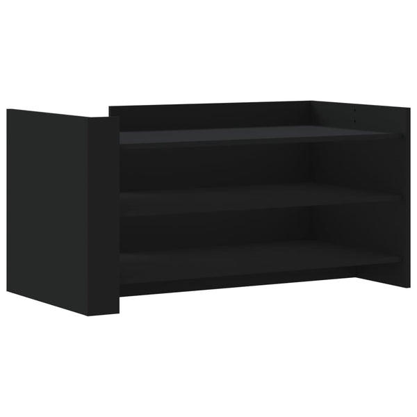 Schwarzer Couchtisch Marilynn 100x50x50cm (Holz)