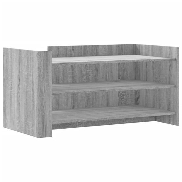 Grauer Couchtisch Marilynn 100x50x50cm (Holz)
