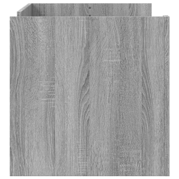 Grauer Couchtisch Marilynn 100x50x50cm (Holz)