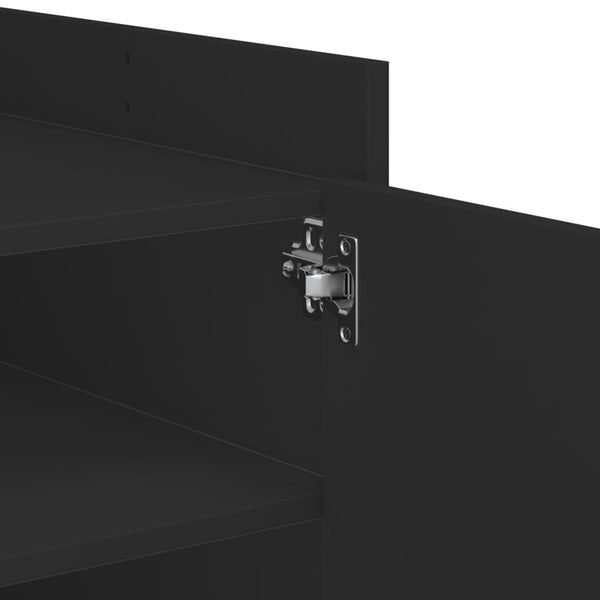 Couchtisch Ghenade 100x50x50cm Schwarz (Holz)
