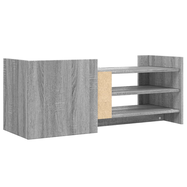 Harmaa tv-taso Steiana 100x35x40cm (puinen)