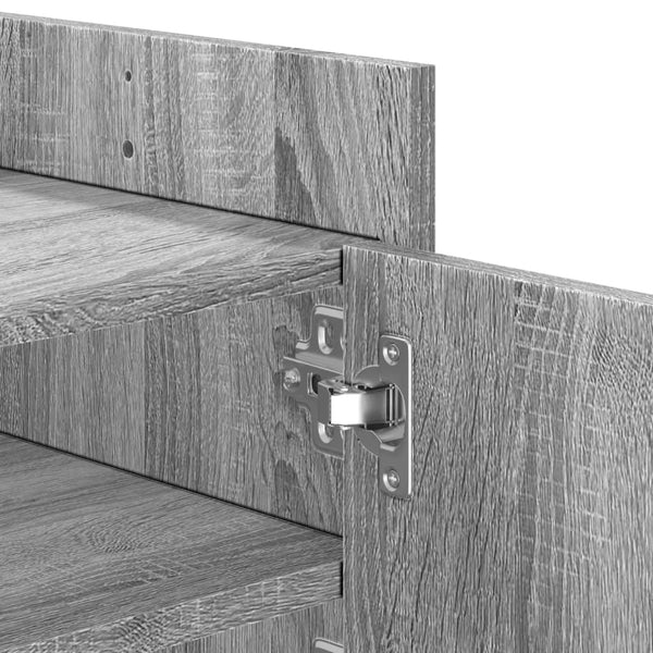 Harmaa tv-taso Steiana 100x35x40cm (puinen)