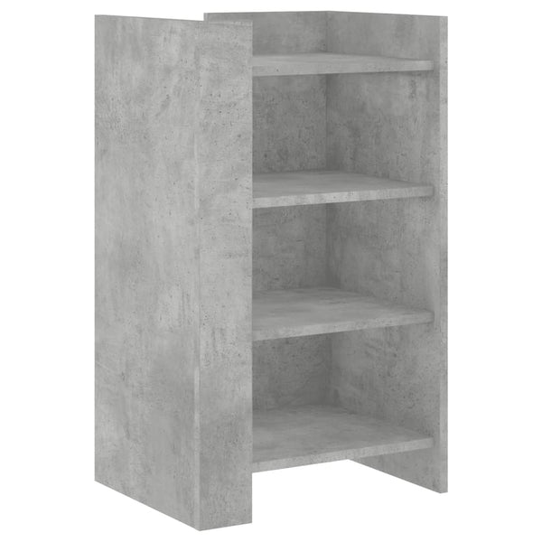 Betoninharmaa senkki Jomeria 45x35x75cm (puinen)