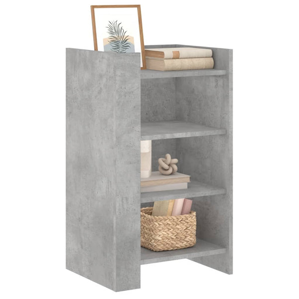 Betoninharmaa senkki Jomeria 45x35x75cm (puinen)